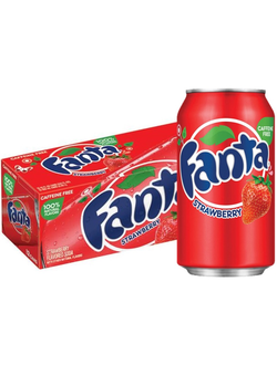 Газированный напиток Fanta Клубника 355мл