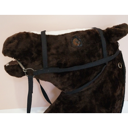 Узда ременная(цвет черный)