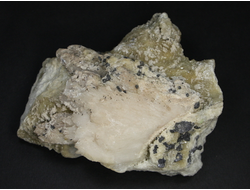 Барит, включения других минералов, Белореченское месторождение, Адыгея, Северный Кавказ, Россия (102*80*40 мм, вес: 501 г) №21511