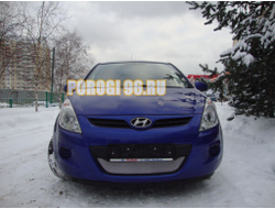 Защита радиатора Hyundai i20 2008-2012 chrome