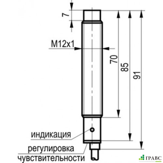 Емкостный датчик CSN E24B5-31N-7-LZ