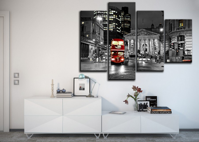 Модульная картина "Лондон серый"