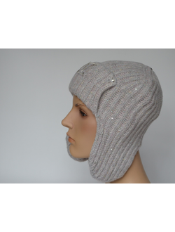 Кашемировая шапка ушанка Vizio Италия 1106 UO