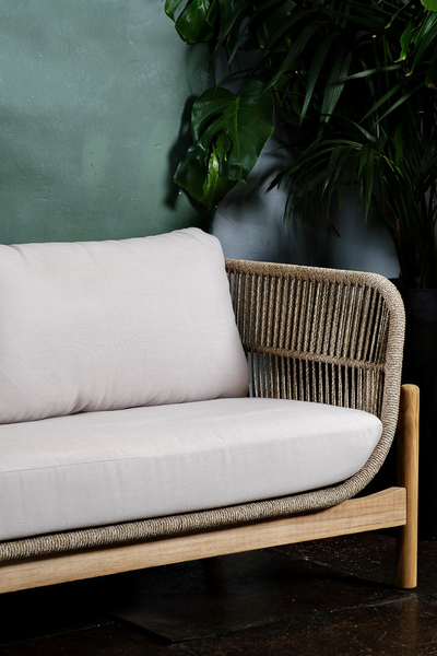 Диван двухместный из тика Talara