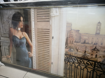 картина в раме 50 х 100 см  John Silver - A Room with a View