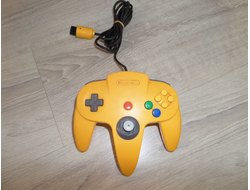 Контроллер для Nintendo N64  (Оригинал) (Желтый)