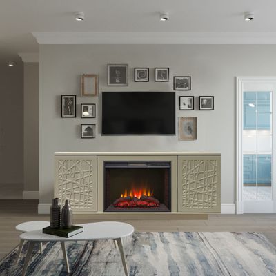 Электрокамин Майами SL с очагом Sparta 25.5 LED