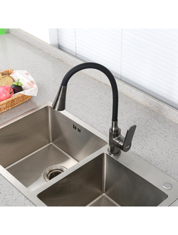 Смеситель для кухни с гибким изливом Frap H62-9 F4462-9