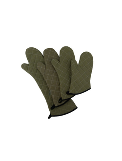 Рукавица термостойкая с 1-м выделенным пальцем 33*15 см. (до +220 °С) хлопок