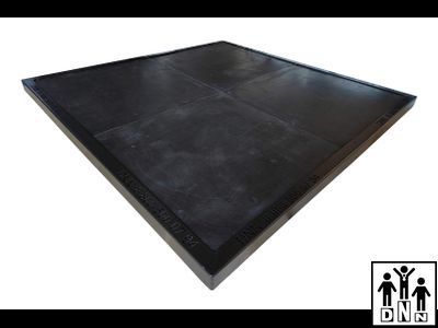 Помост для гиревого спорта резиновый 1х1м, Резиновые амортизаторы 1х1х0.04 м DNN