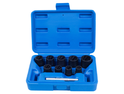 Набор торцевых головок для поврежденных гаек и болтов, 10-19 мм, кейс, 10 предметов МАСТАК 109-30010C