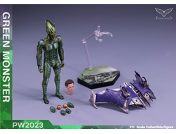 Зеленый Гоблин, Норман Осборн (Уиллем Дефо, "Человек-Паук") - КОЛЛЕКЦИОННАЯ ФИГУРКА 1/12 green monster (PW2023) - PWTOYS