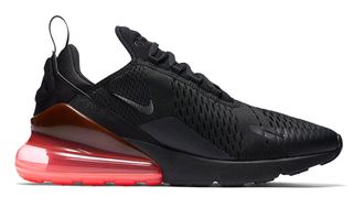 Nike Air Max 270 черные с красной пяткой