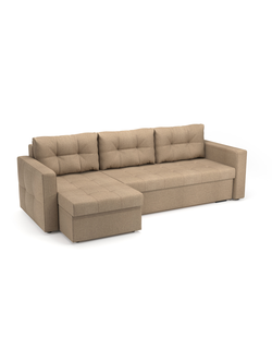 ГРЕЙС угловой диван SHERLOCK 232 коричневый (Софт)