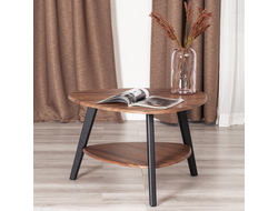 Журнальный стол FABIO (ФАБИО) орех кантри/чёрный