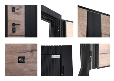 Стальная дверь   Арабика. Заказная модель.