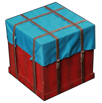 Ящик деревянный красный с ремнями 1/6 (FS-73012) - FLAGSET