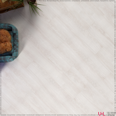 Кварцвиниловая плитка Fine Floor Wood Дуб Гримстад FF-1438 43 класс толщина 2.5 мм с фаской клеевая 3.88 м2
