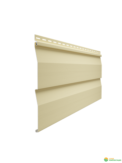 Сайдинг ПВХ Docke Standard Корабельный Брус D4,5DL банан 3000×232 мм