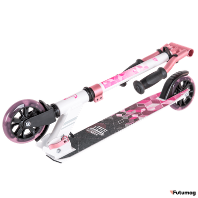 Складной городской самокат TechTeam Comfort 125R 2022 фиолетовый