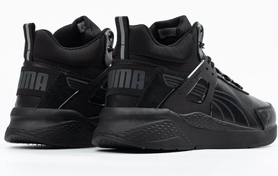 Кроссовки Puma Running System Leather Black зимние