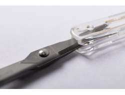 Ножницы "Gamma" ROS-04 для рукоделия в блистере 89 мм с прорезиненными ручками