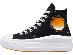 Кеды Converse Move Black White Orange
