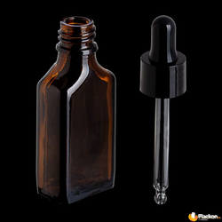 Стеклянный косметический флакон Лексир 30 мл