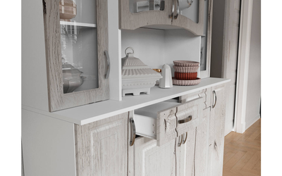 Буфет Прованс-014 дуб канадский белый (ТЭКС)