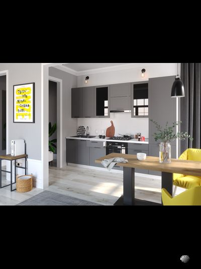 Глетчер Маренго силк модульная кухня