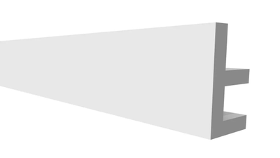 Потолочный плинтус для подсветки DECOR-DIZAYN DD617, из дюрополимера, под покраску, ударопрочный, 2 метра.