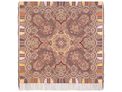 Павловопосадский платок Золотой петушок 1943-53