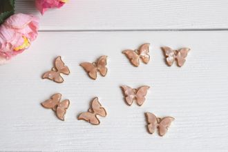 Бабочки пудровые (набор 3 штуки)
