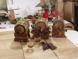 Подарочный набор бочек из дуба по 3 литра