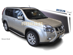 Пороги на Nissan X-Trail T31 (2007-2014) Premium