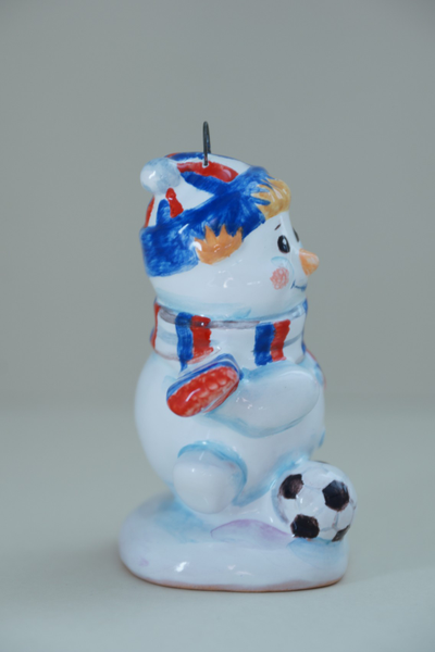 Снеговик "Футболист" (спортсмен)
