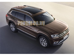 Пороги на Volkswagen Teramont (2017-2025) Black-Premium