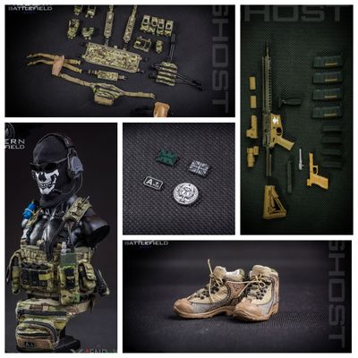 Саймон "Гоуст" Райли (Призрак, Ghost, Call of Duty Modern Warfare II) КОЛЛЕКЦИОННАЯ ФИГУРКА 1/6 scale END WAR GHOST (FS-73033) - FLAGSET