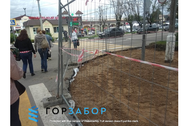 Сетчатое строительное ограждение под ключ