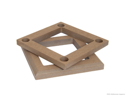 Комплект крышки и юбки ДПК Песочный