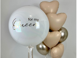 Сет из гелиевых шаров "Для моей Королевы"