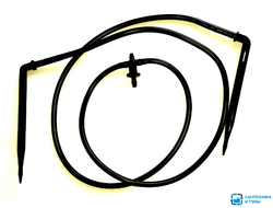 Капельница-медуза, 2 поводка по 60 см от бочки или еврокуба