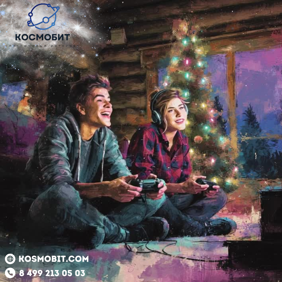 Гейминг под ёлкой: сетевой турнир в загородном доме