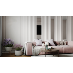 Гипсовая панель WOODS + LED артикул M-0072