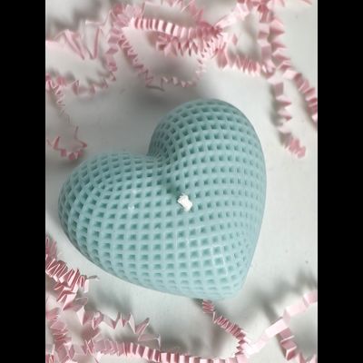 Свеча "Сердце" Мята