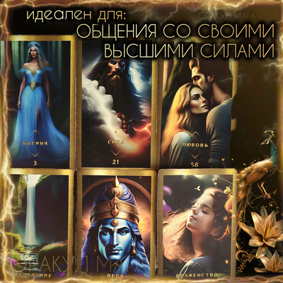 Оракул Мага (PREMIUM версия) авторская колода Маржены Горбовой