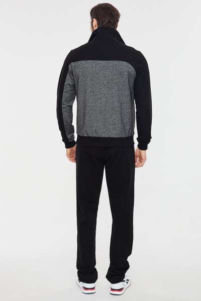 Спортивный костюм мужской SKM-11M-RR-1137 (черный)