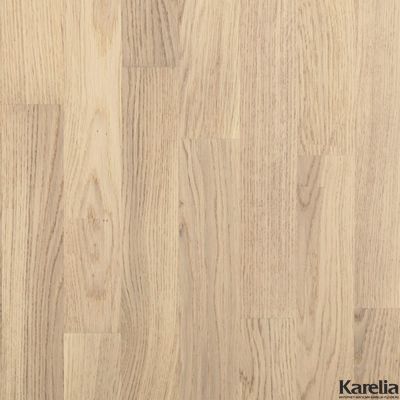 Паркетная доска Karelia Дуб Natur Matt 3S 3-полосная полуматовый лак 2G без фаски толщина 14 мм 3.41 м2