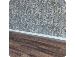 Плинтус ХДФ Dollken Cubu Flex Life 60мм Х 2,5 м 1013/5012 Белый в интерьере 1