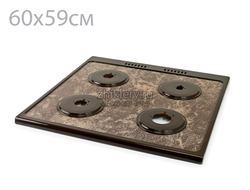 Стол газовой плиты GEFEST 1500 К19, коричневый мрамор (1500.06.0.000-08)